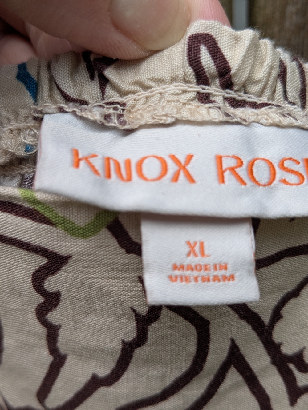 Knox Rose Cream Maxi Dress with Pink, Blue and Green Floral Accents - Picture 3 of 3